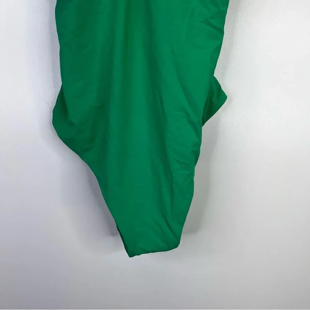 Becca Etc Strappy One Piece swimsuit green verde - 1X